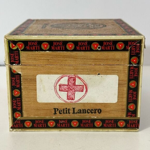 Vintage Petit Lancero JM Jose Marti Cigar Box - Picture 3 of 13